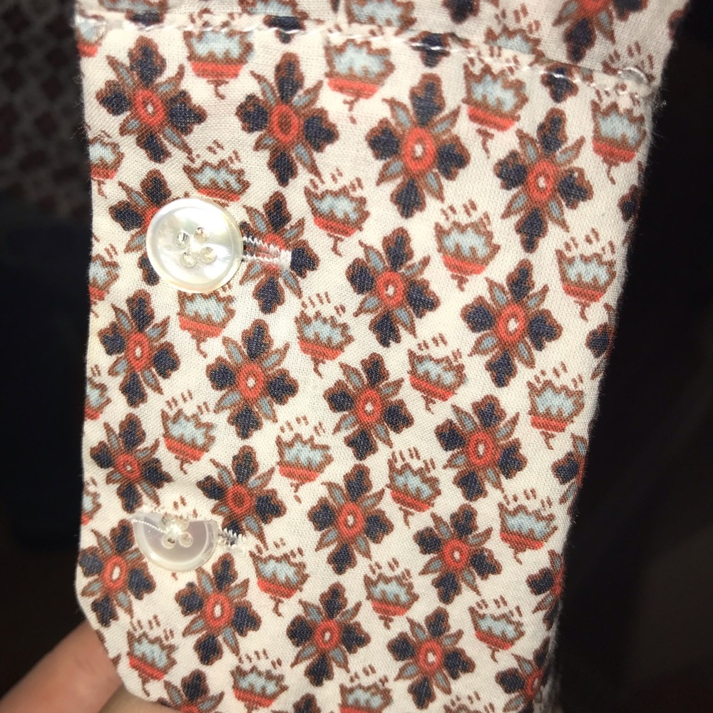 Tory Burch Unique Printed Tunic Button Up - image 2
